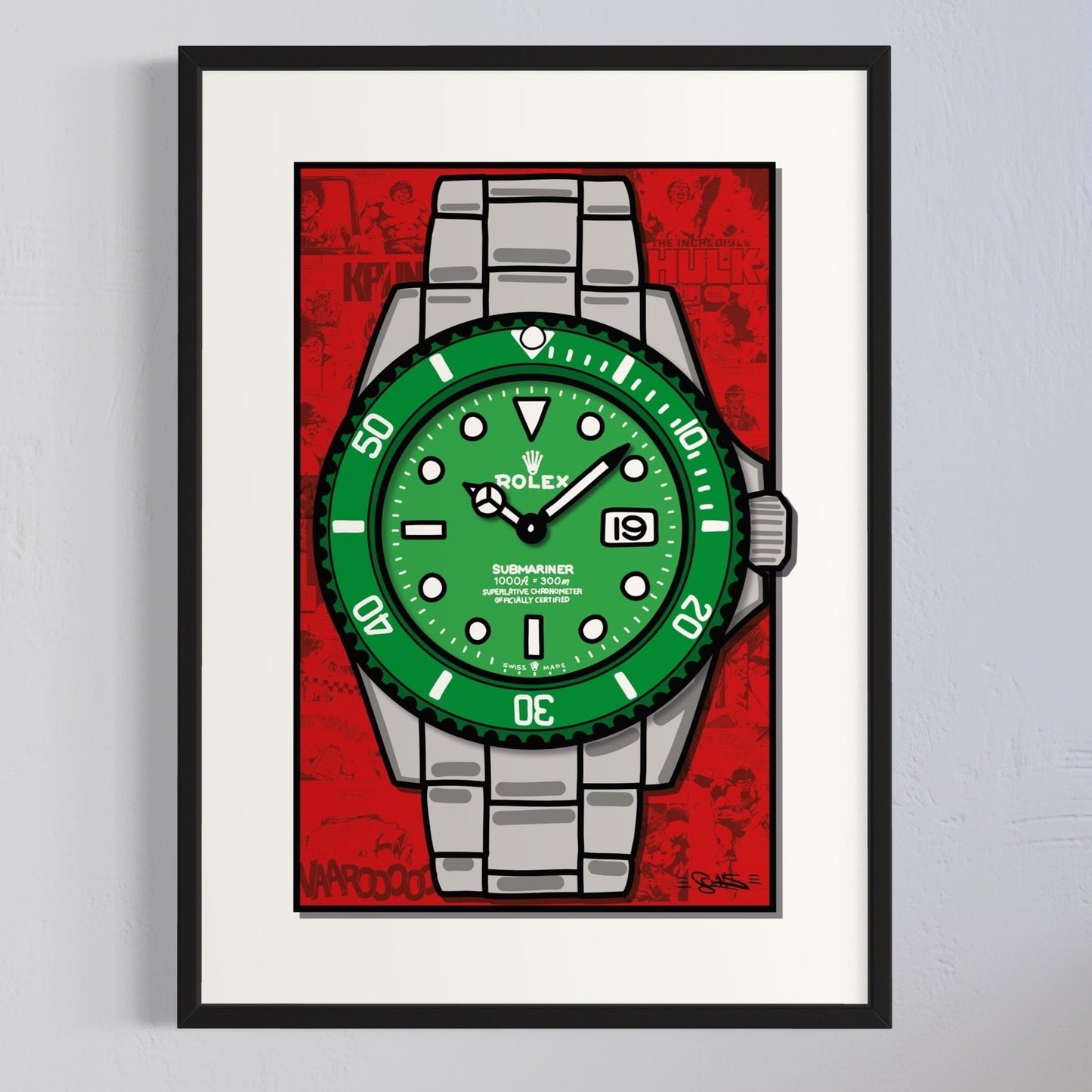 Quadro The Incredible Submariner (Opera d'arte 3D)