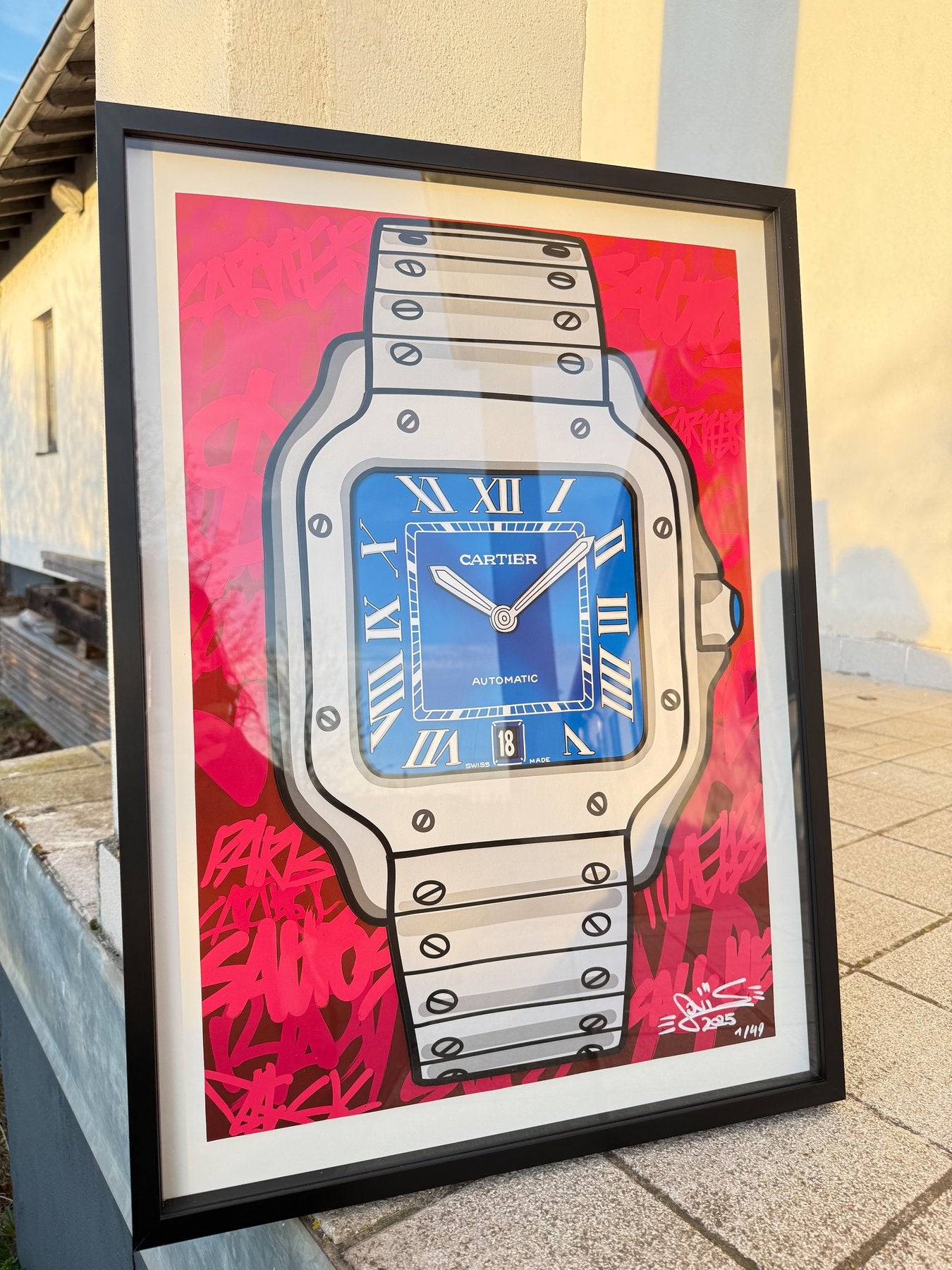 Santos the Cartier Painting (3D Artwork)