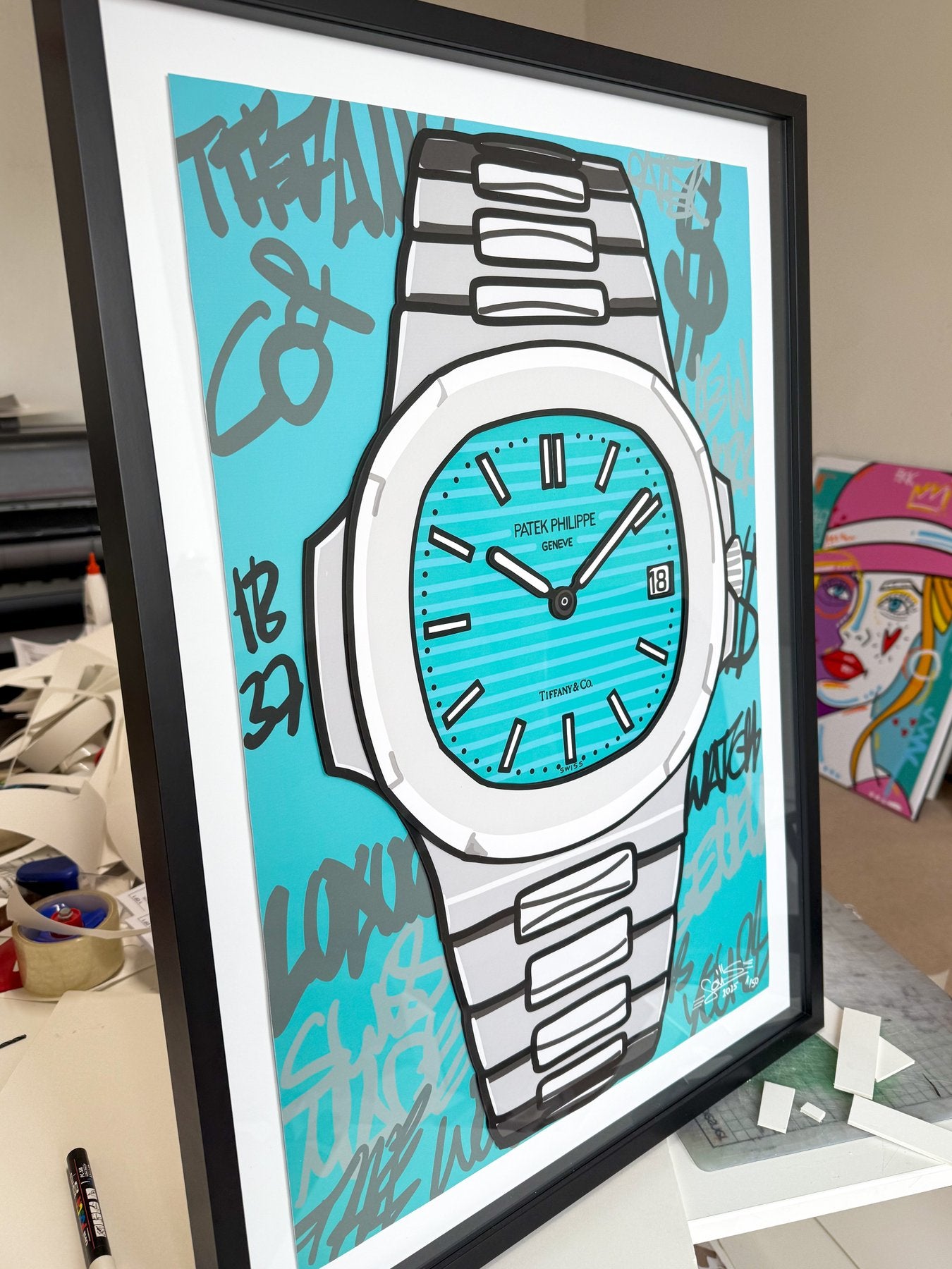 Tiffanys Patek Painting (3D Artwork)