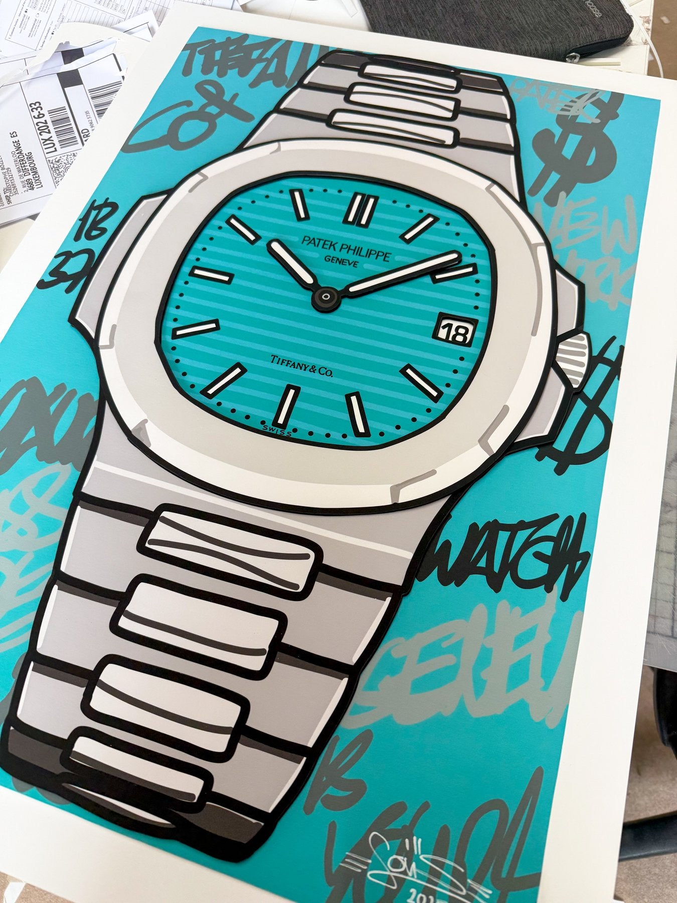Tiffanys Patek Painting (3D Artwork)