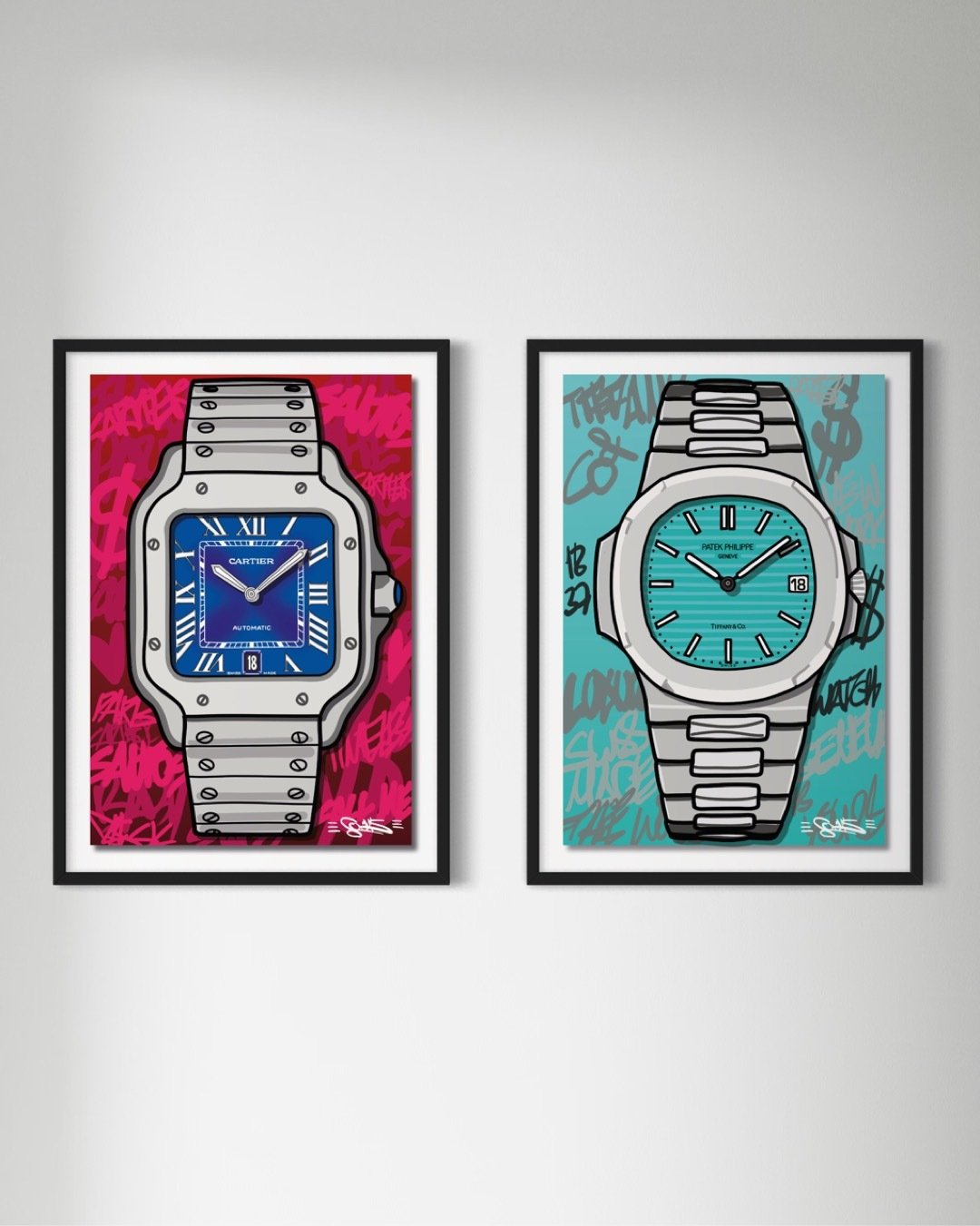 Tiffanys Patek Painting (3D Artwork)