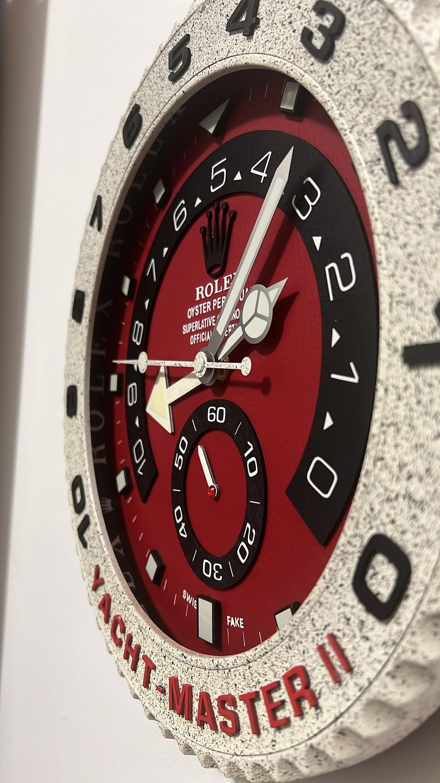 Orologio Yatch-Master II Red Blood Custom da muro