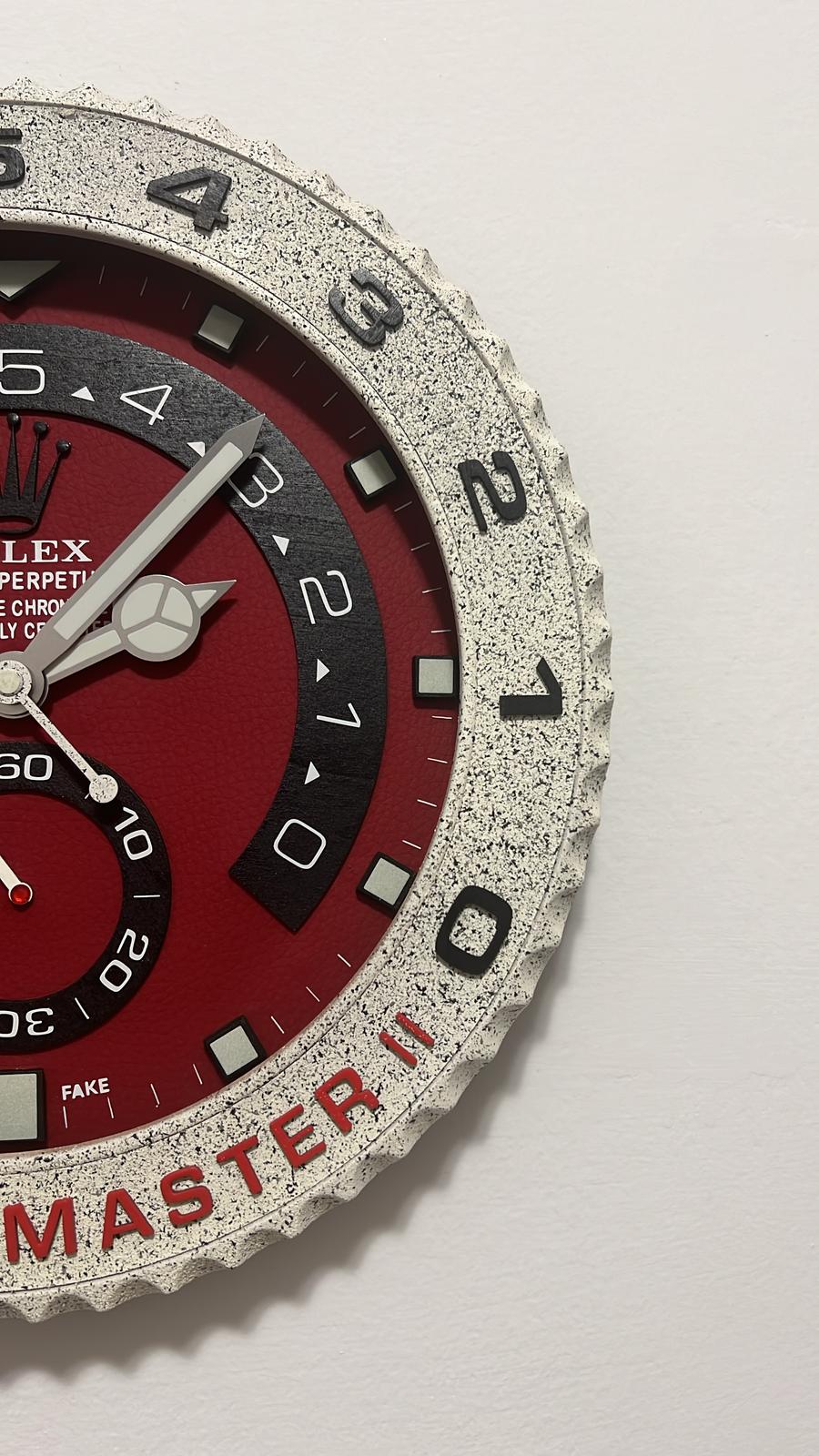 Orologio Yatch-Master II Red Blood Custom da muro