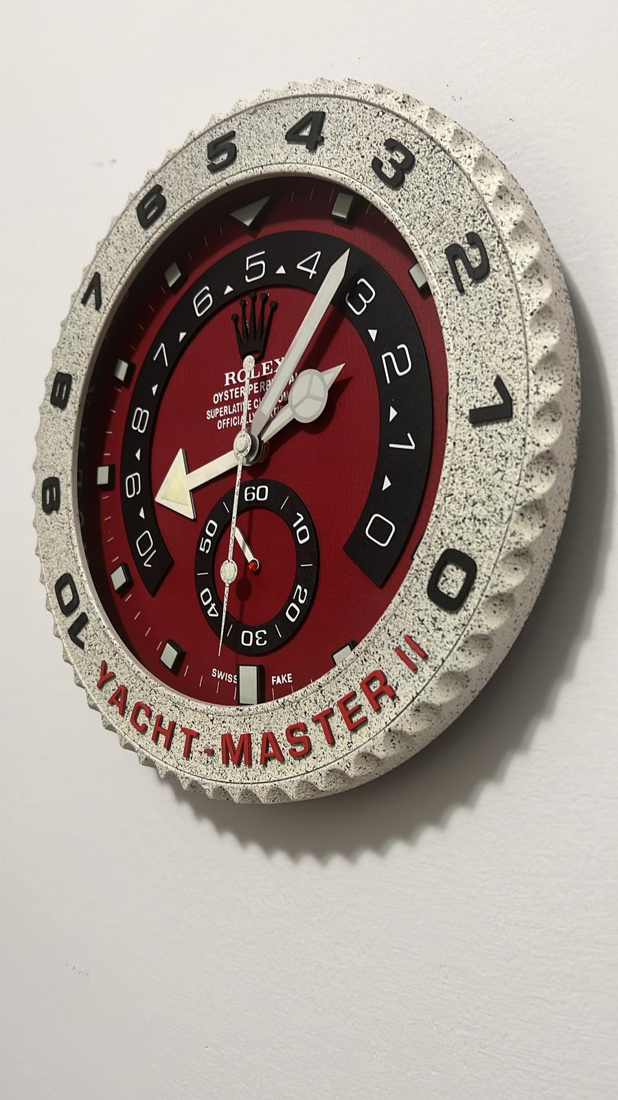 Orologio Yatch-Master II Red Blood Custom da muro