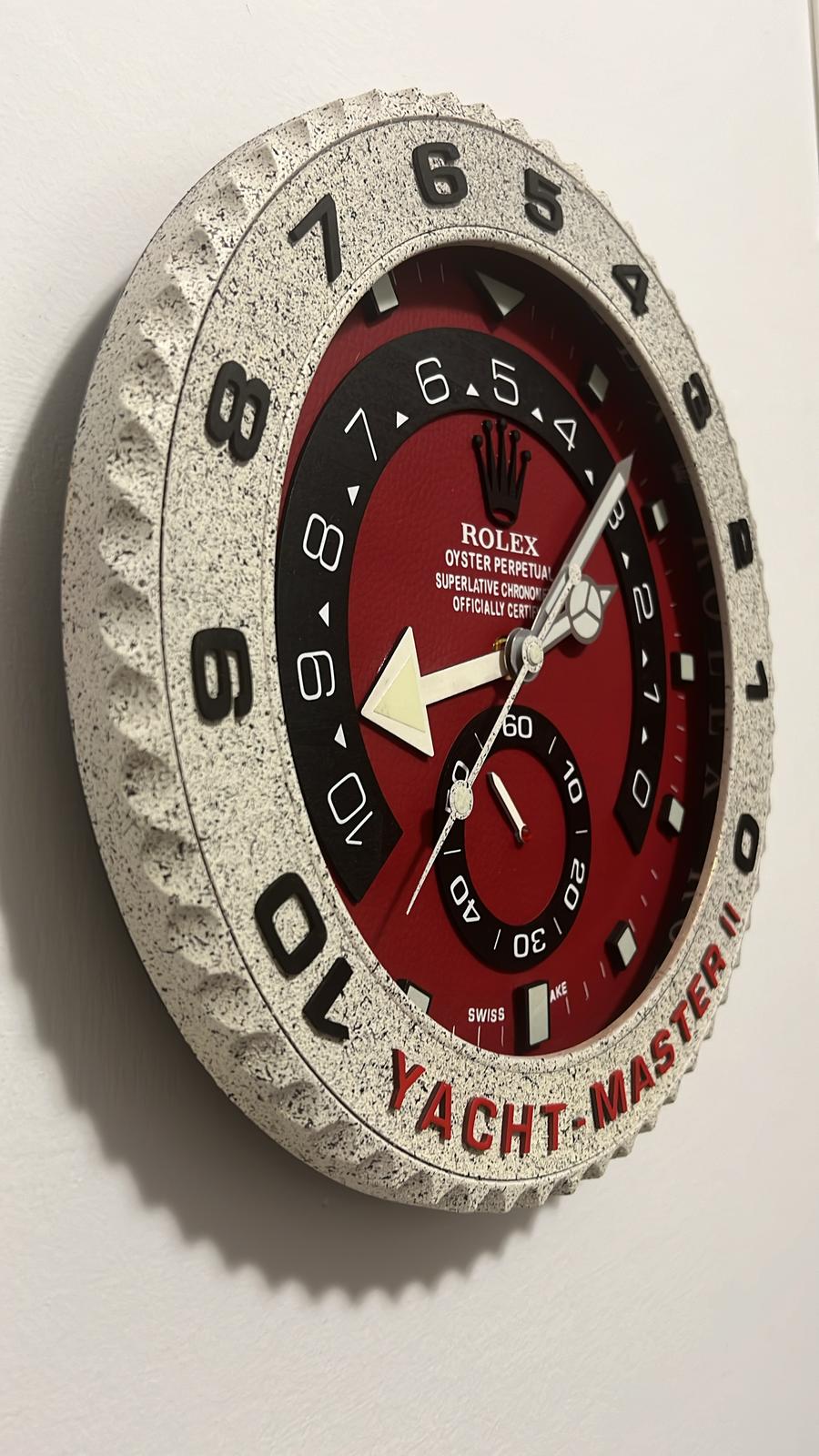 Orologio Yatch-Master II Red Blood Custom da muro