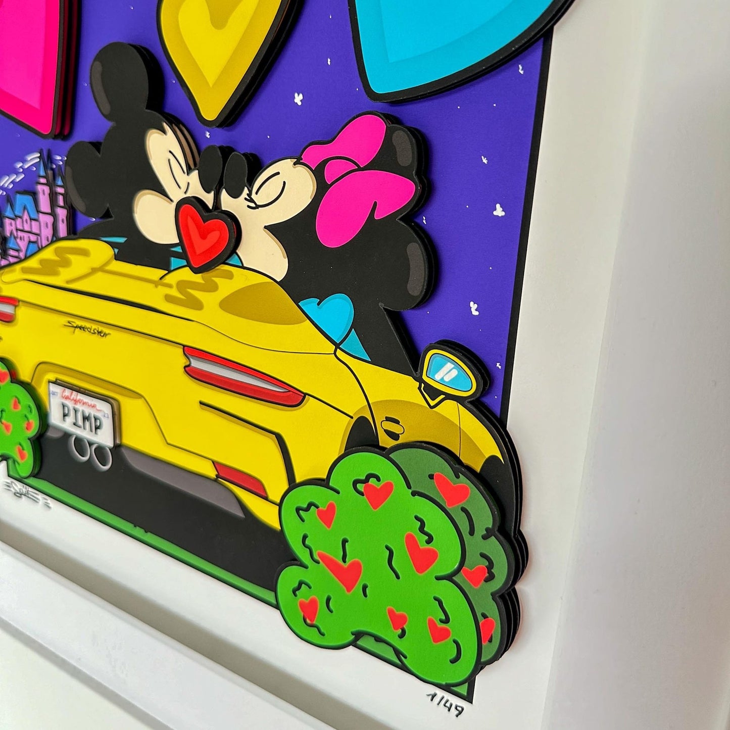 Quadro Incontri Veloci (Opera d'arte 3D)