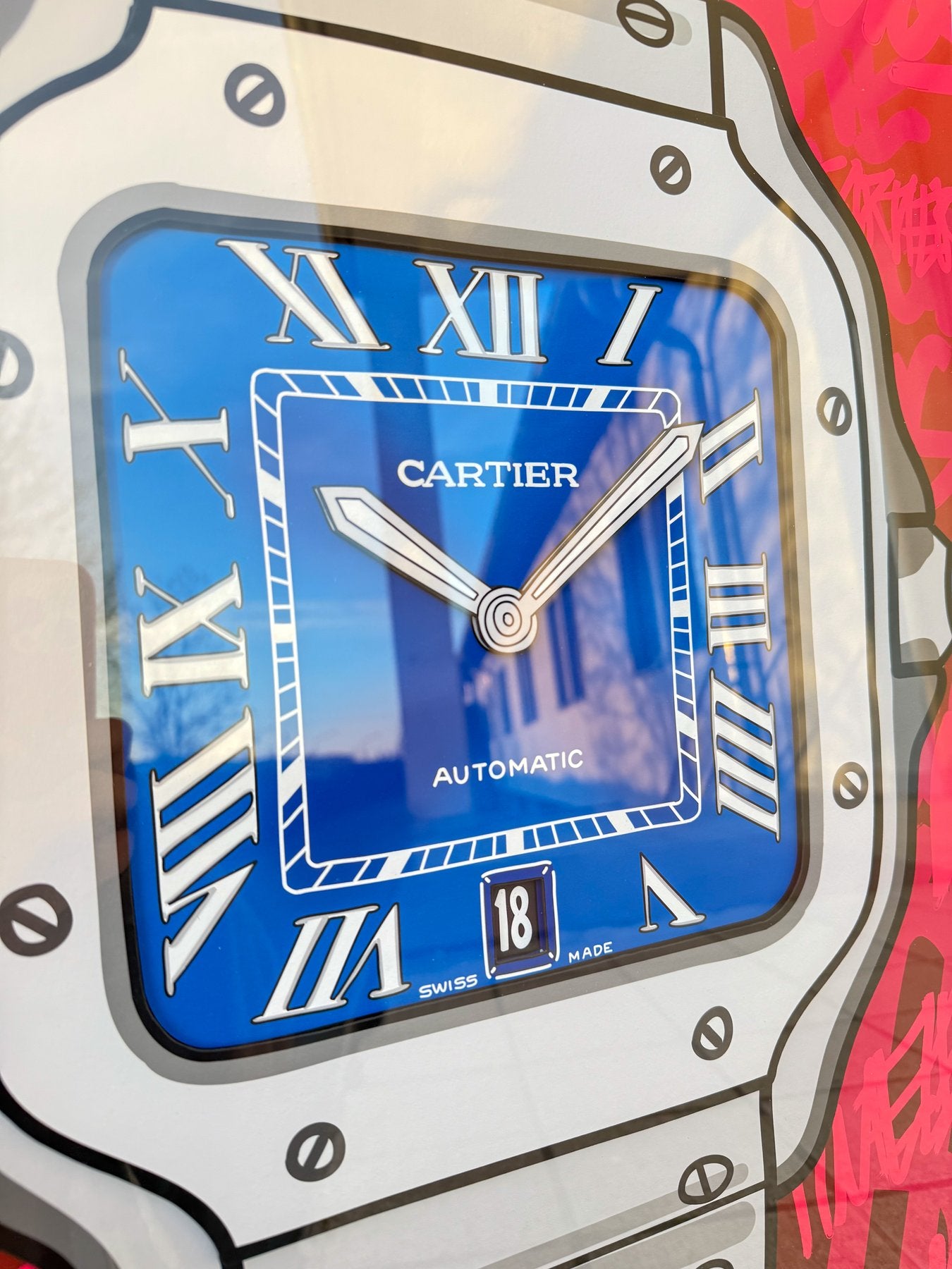 Santos the Cartier Painting (3D Artwork)