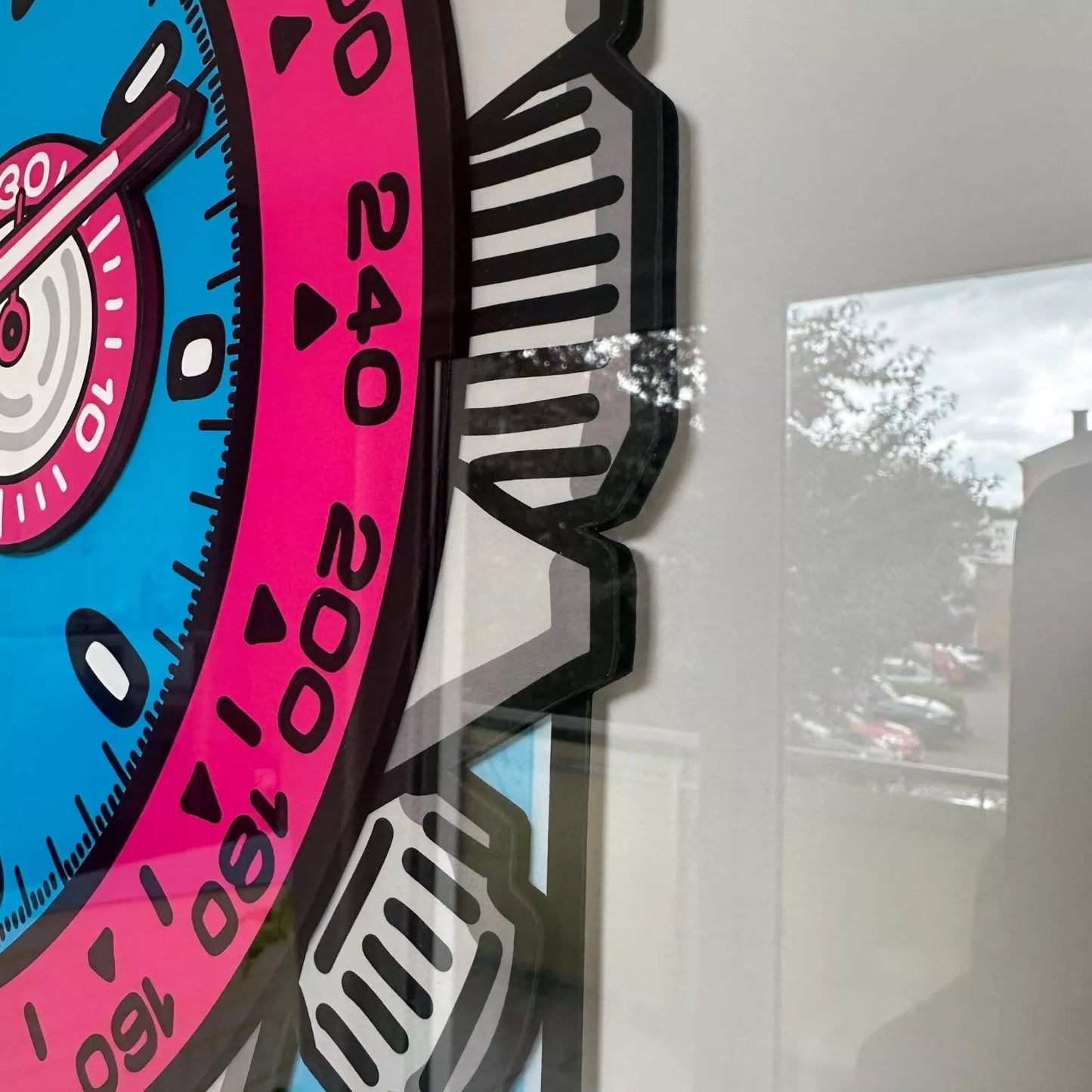 Quadro Pink Daytona (Opera d'arte 3D)