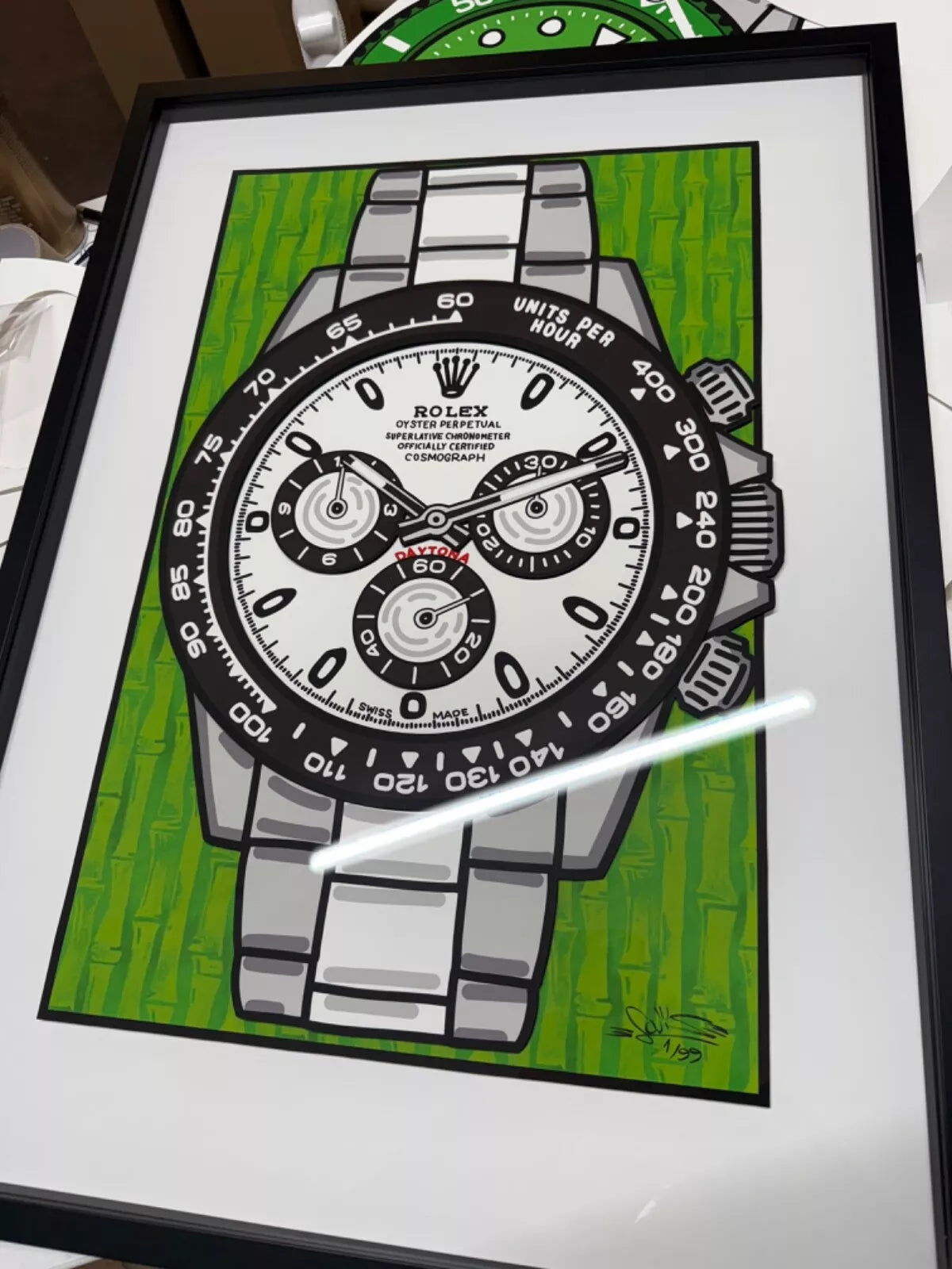 Quadro Panda's Daytona (Opera d'arte 3D)