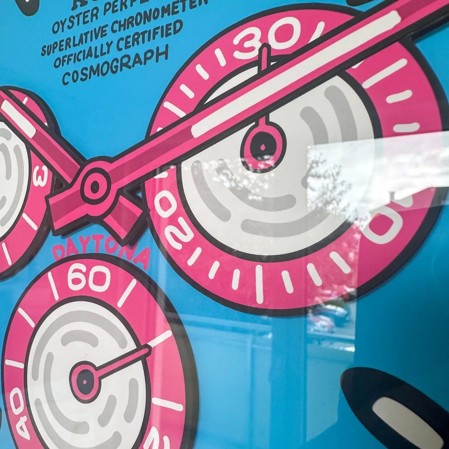 Quadro Pink Daytona (Opera d'arte 3D)