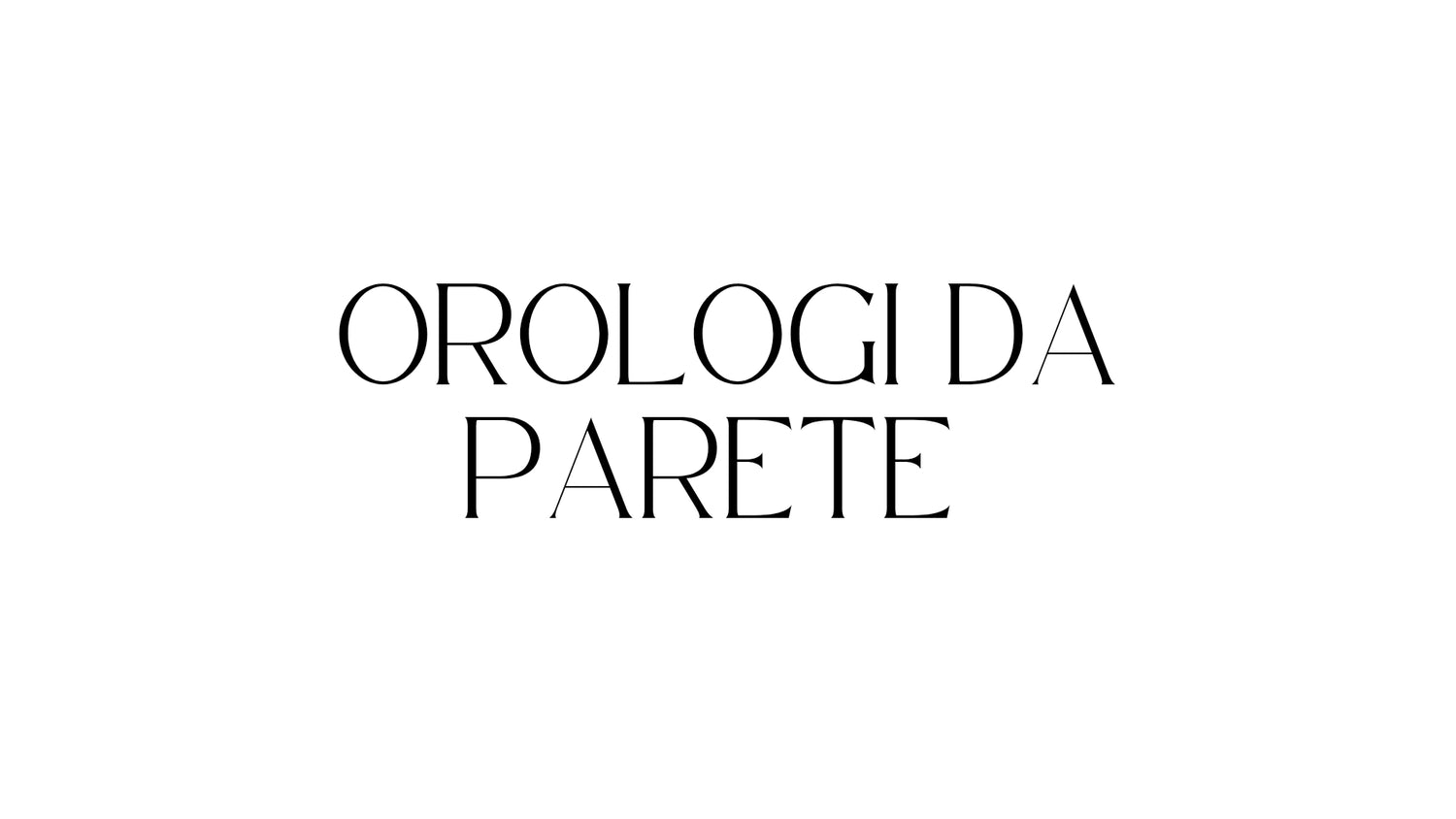 Orologi da parete