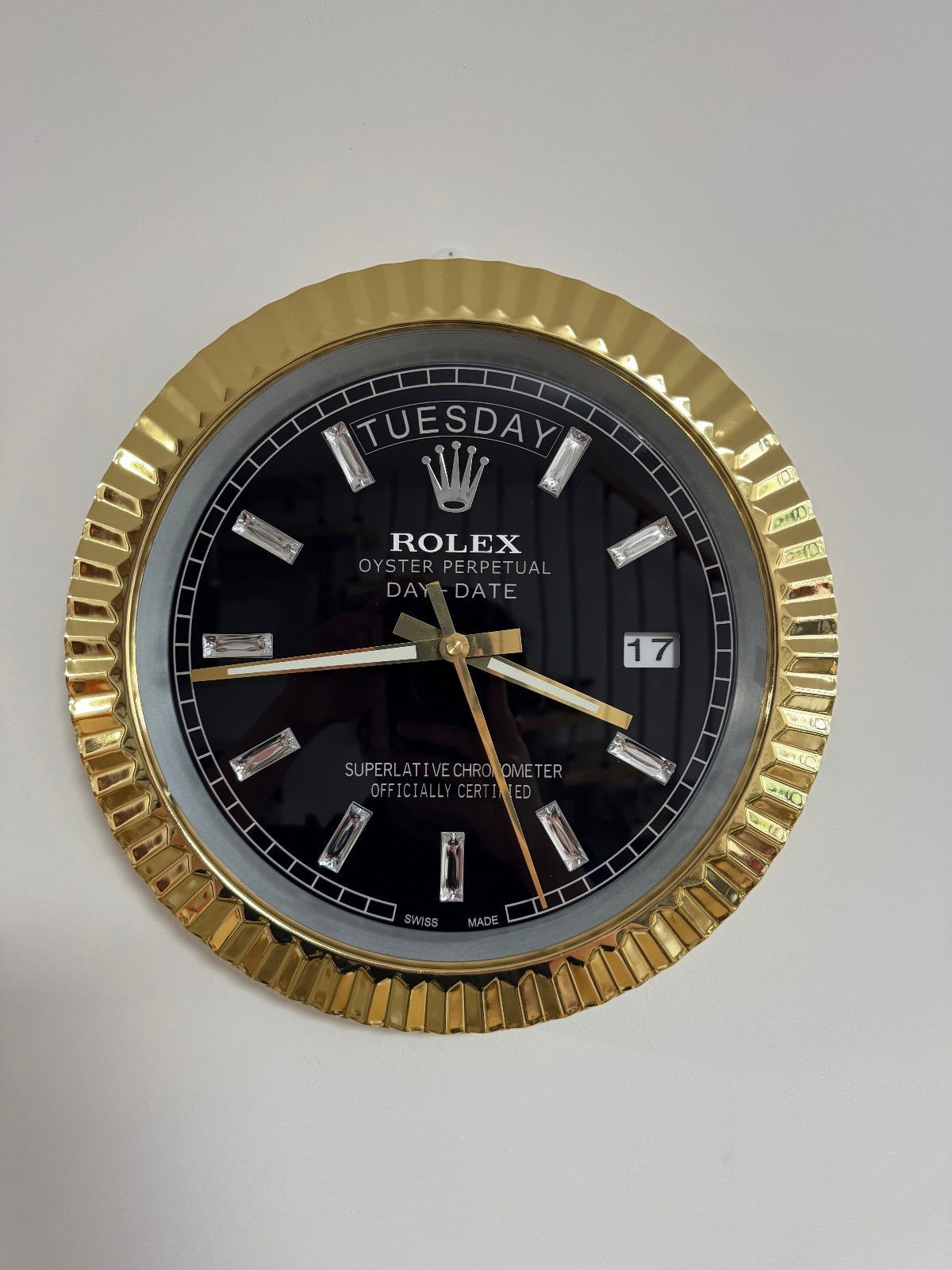 Orologio Day Date da muro - Bufalo Wall Clock 