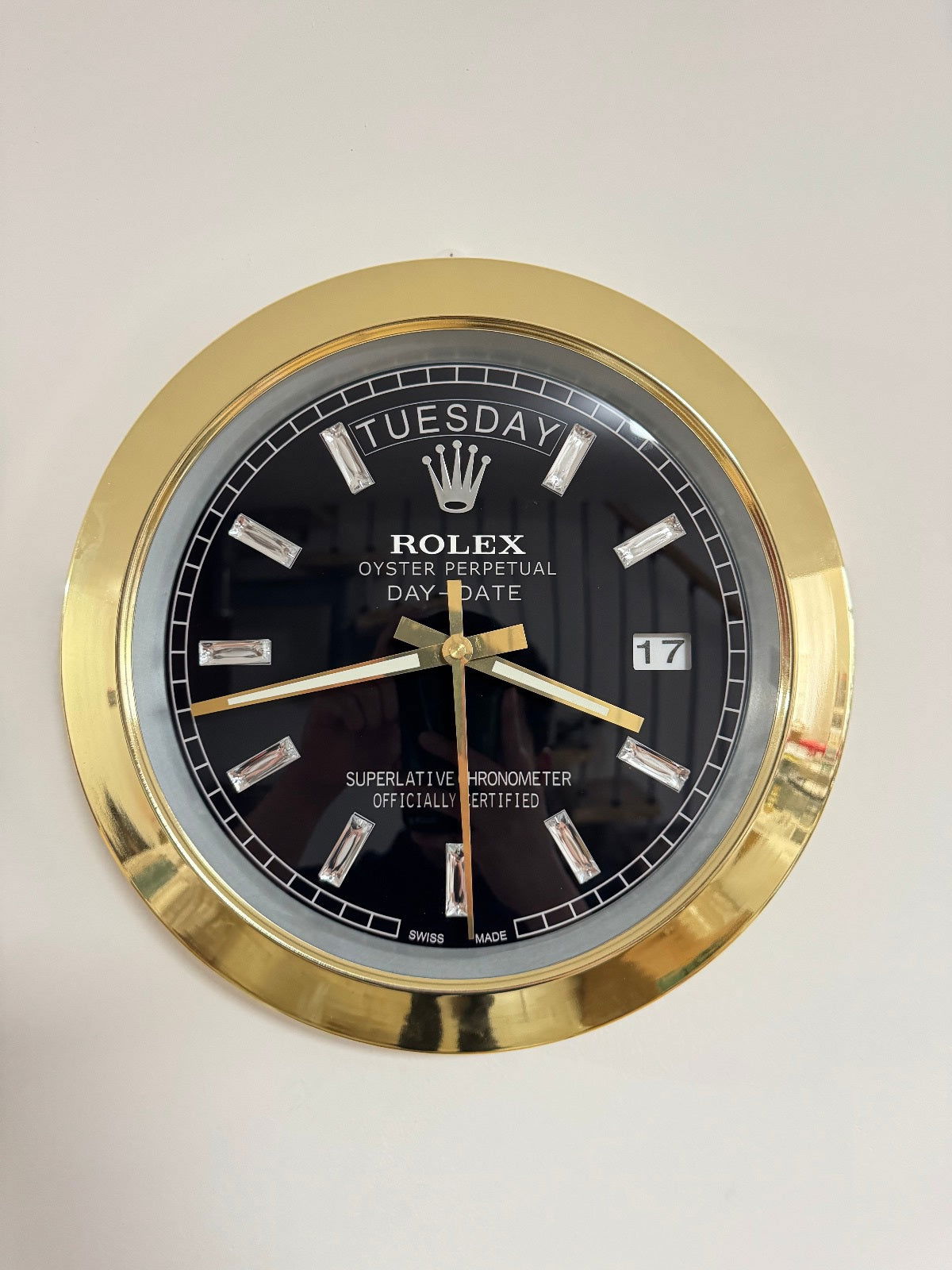 Orologio Day Date da muro - Bufalo Wall Clock 