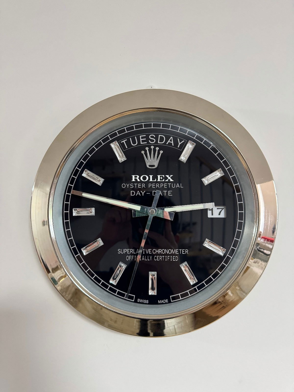 Orologio Day Date da muro - Bufalo Wall Clock 