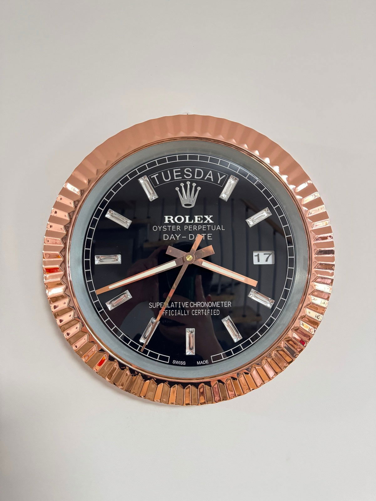 Orologio Day Date da muro - Bufalo Wall Clock 