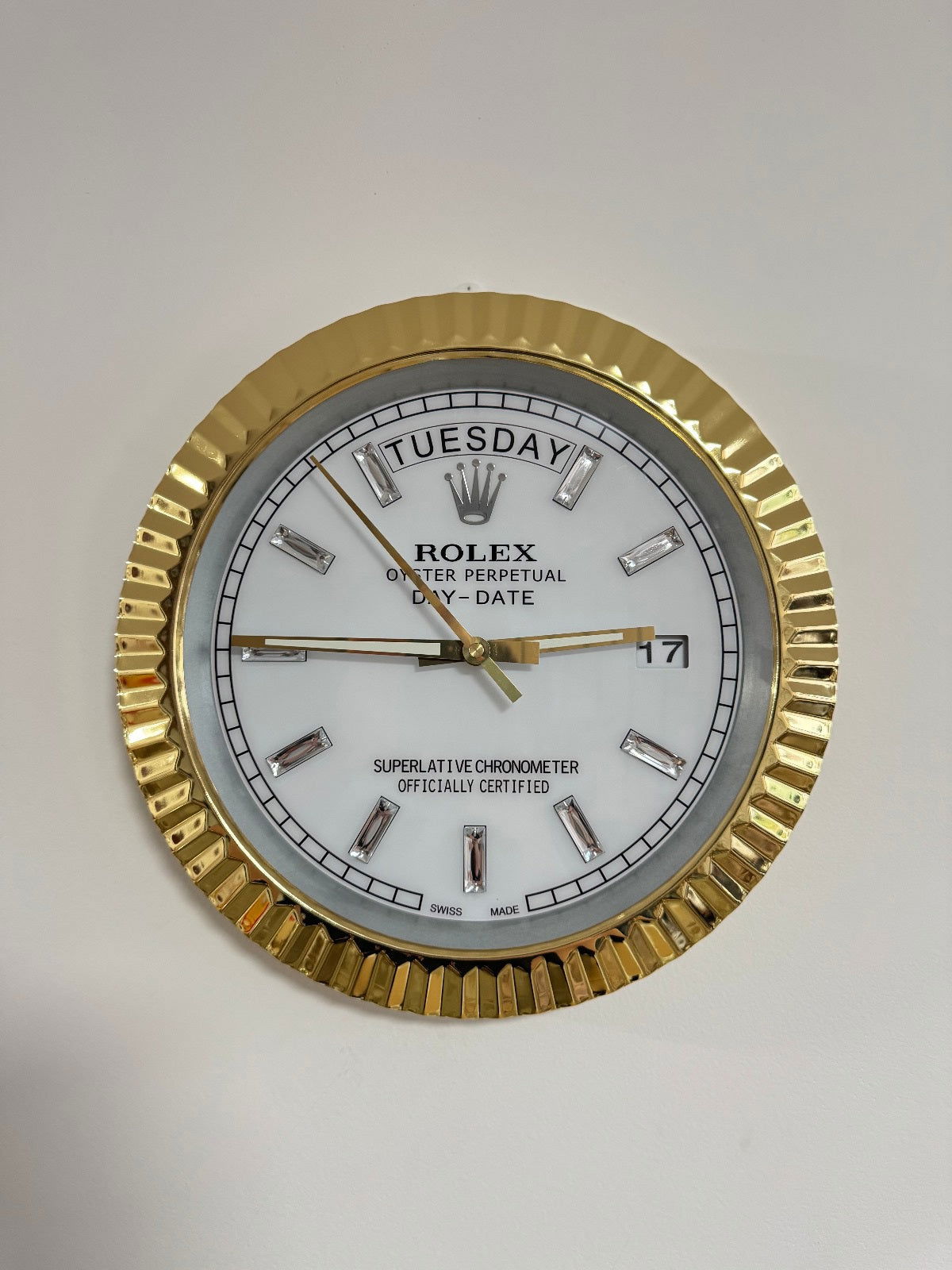Orologio Day Date da muro - Bufalo Wall Clock 