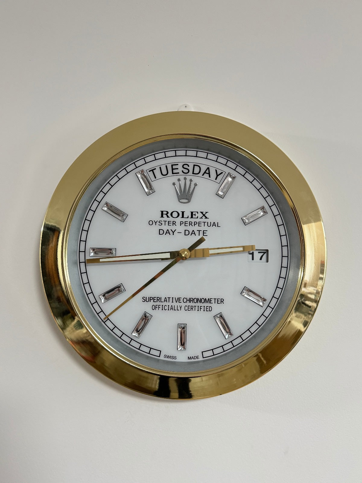 Orologio Day Date da muro - Bufalo Wall Clock 