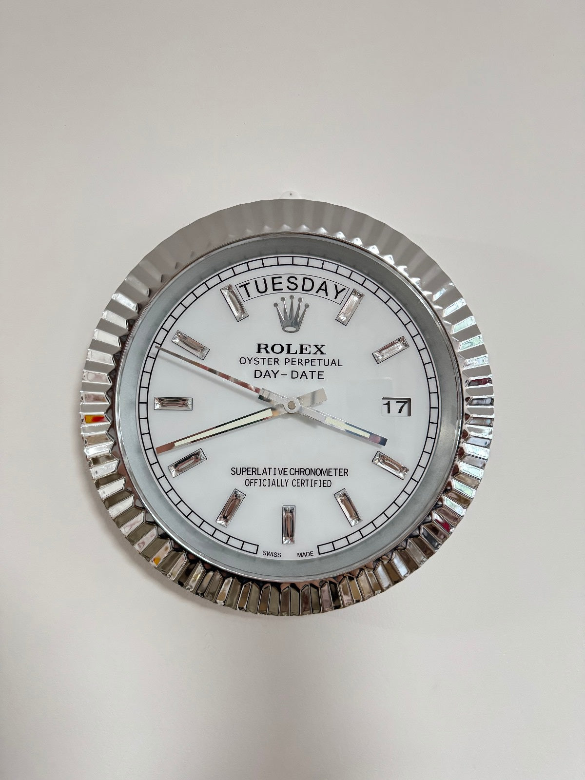 Orologio Day Date da muro - Bufalo Wall Clock 