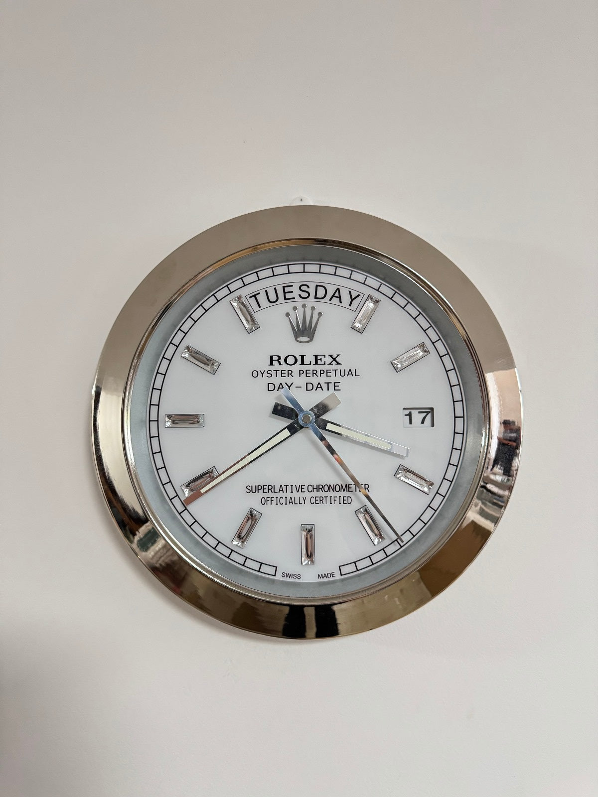 Orologio Day Date da muro - Bufalo Wall Clock 
