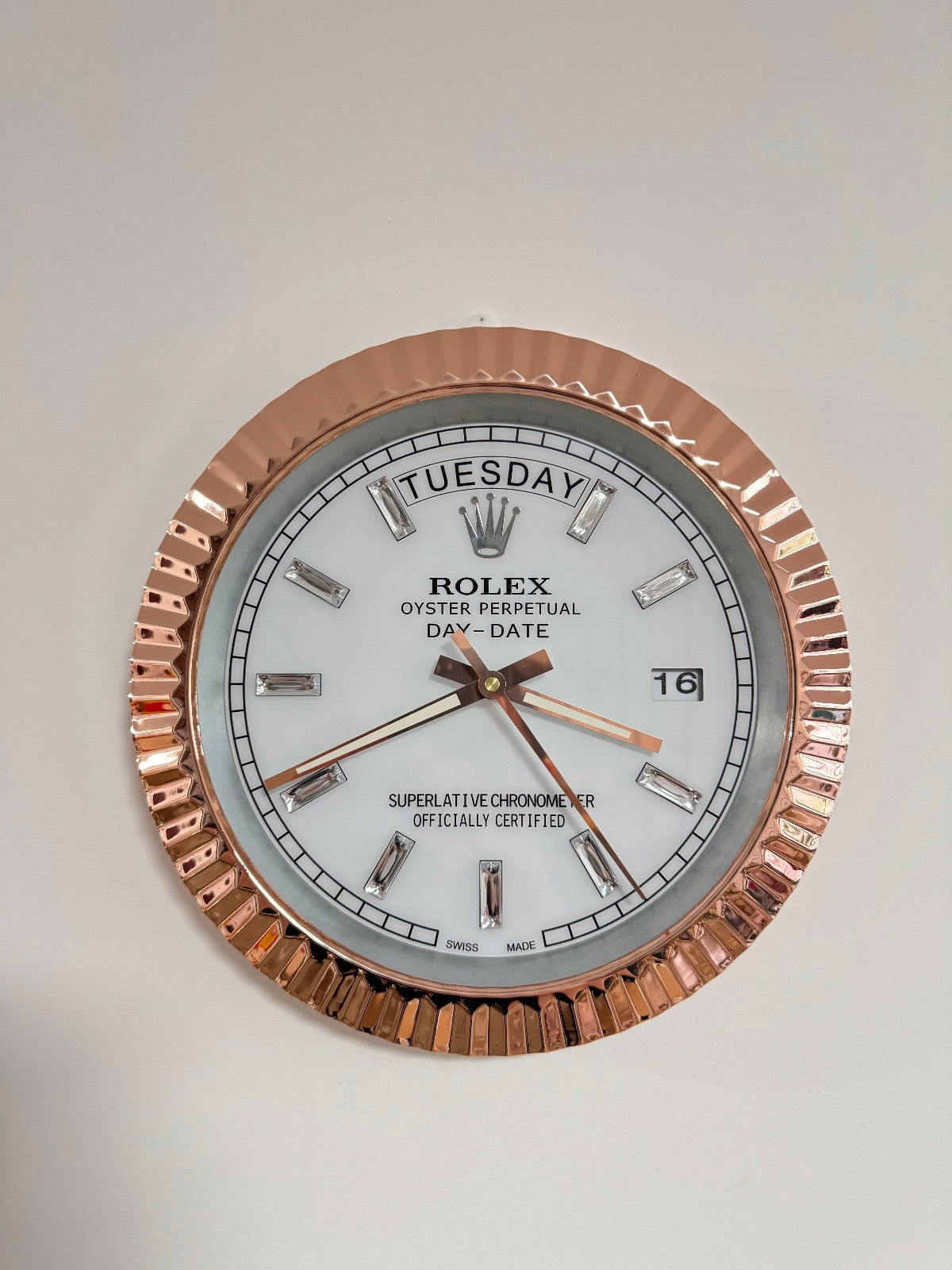 Orologio Day Date da muro - Bufalo Wall Clock 
