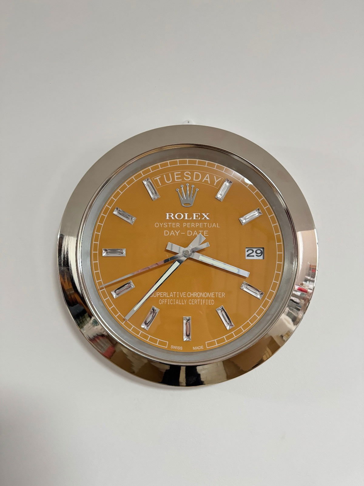 Orologio Day Date da muro - Bufalo Wall Clock 