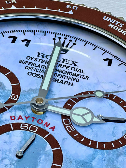 Orologio Daytona Blue Marble Custom da muro
