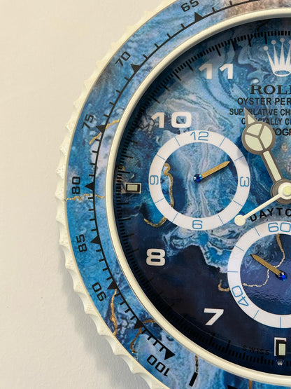 Orologio Daytona Blue Wave Custom da muro