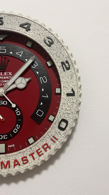 Orologio Yatch-Master II Red Blood Custom da muro