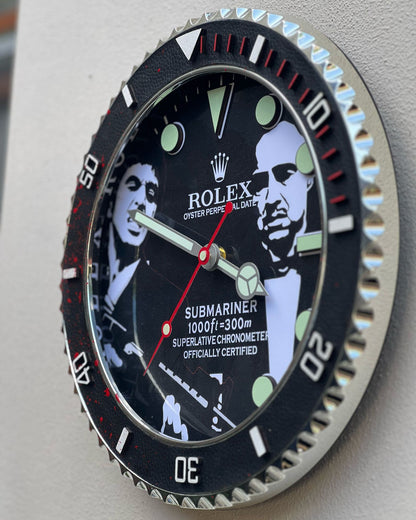 Orologio Submariner Scarface Custom da muro