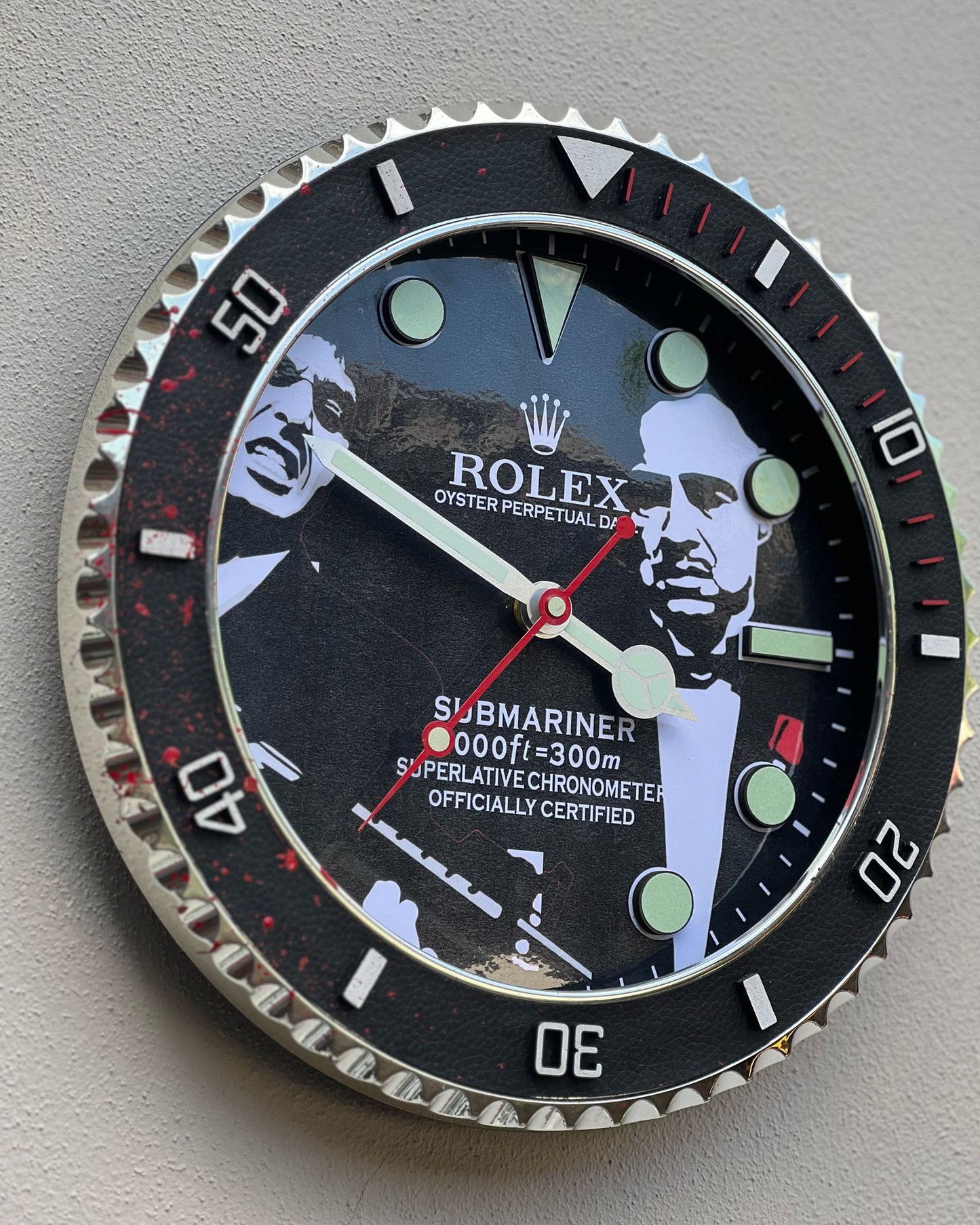 Orologio Submariner Scarface Custom da muro