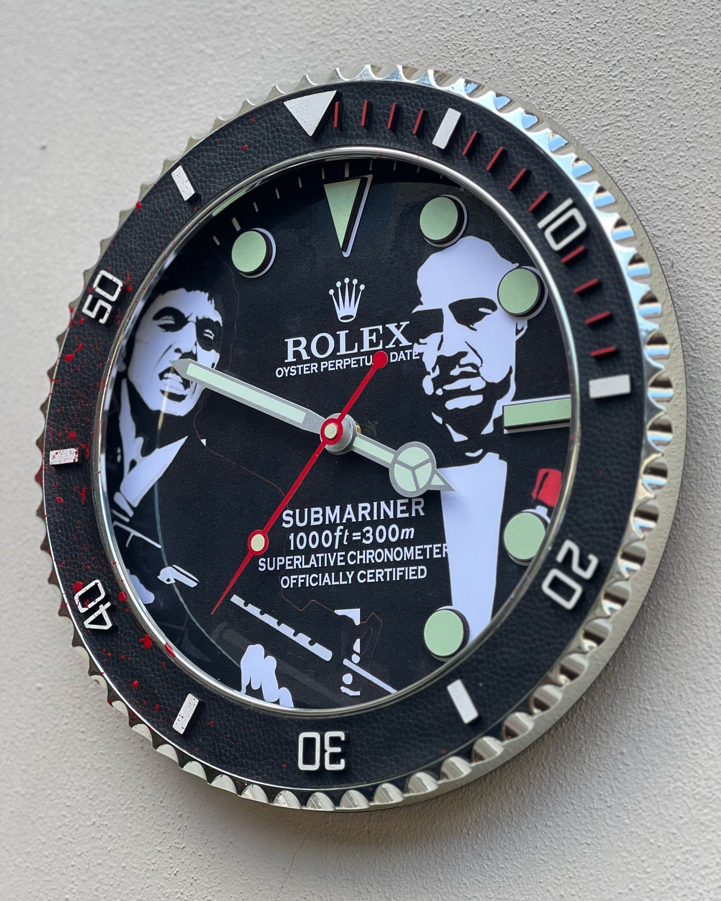 Orologio Submariner Scarface Custom da muro