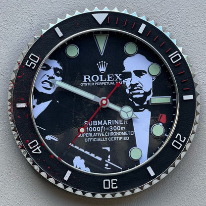 Orologio Submariner Scarface Custom da muro