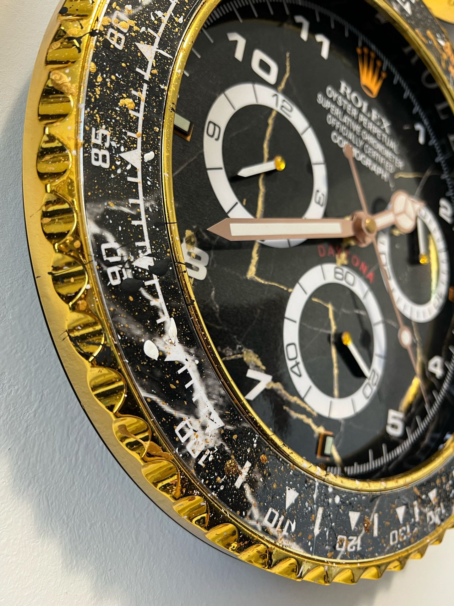 Orologio Daytona Precious Marble Custom da muro