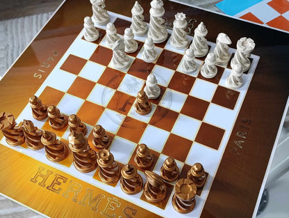 Hermes Golden Sun Chessboard ( Kleiner Artist )